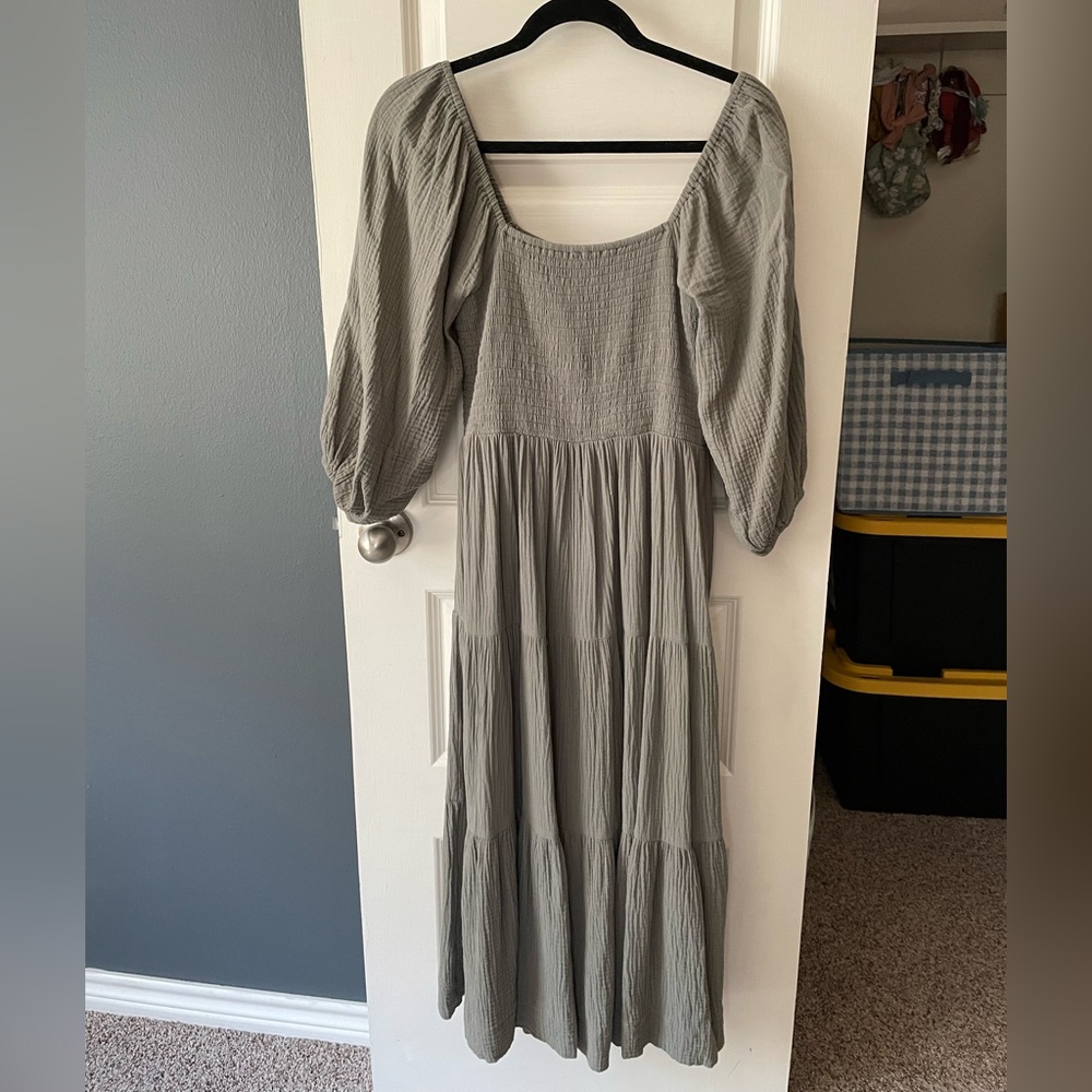 Neuflora Vermont Dress - Dusty Eucalyptus